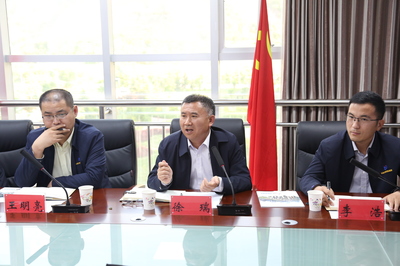 山東華貿控股集團常務副總裁徐瑞來天水經開區(qū)考察(圖)